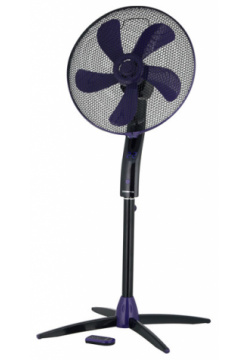 Вентилятор напольный Polaris PSF 40RC черный; фиолетовый 