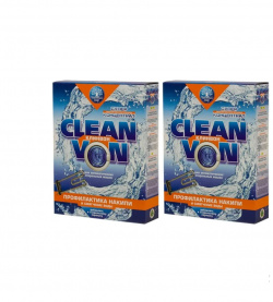 Антинакипин Чистый мир для стиральных машин Clean Von 750гр 2 шт GRS24829s02 