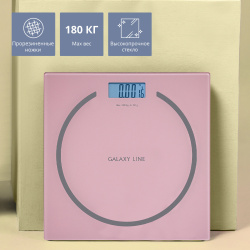 Весы напольные Galaxy Line GL4815 розовый гл4815лрозов