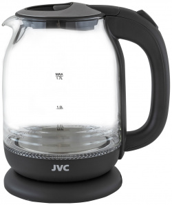 Чайник электрический JVC JK KE1510 1 7 л прозрачный  серый
