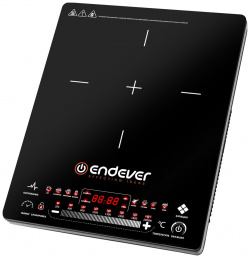 Настольная электрическая плитка Endever Skyline IP 60 black 90345