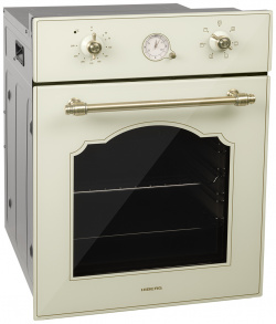 Встраиваемый электрический духовой шкаф Hiberg VM 4360 RY beige
