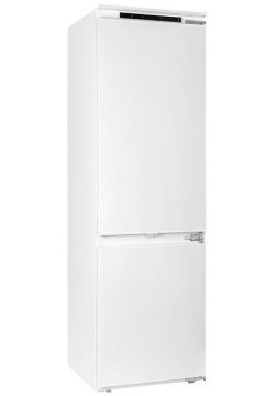 Встраиваемый холодильник Hiberg RFCB 350 NFW белый
