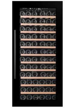 Встраиваемый винный шкаф Temptech OBI124SB черный Тип встраивания: в колонну
