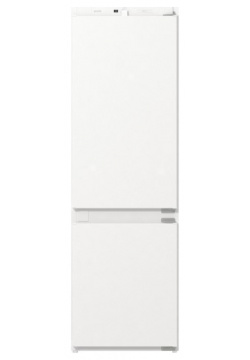 Встраиваемый холодильник Gorenje NRKI 418FAO белый Отдельностоящий двухкамерный