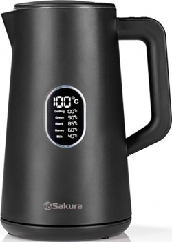 Чайник электрический SAKURA SA 2171BK Premium 1 5 черный л
