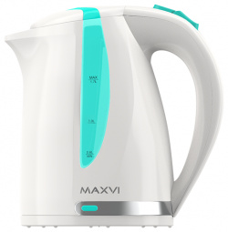 Чайник электрический Maxvi KE1701P 1 7 л белый  зеленый 4620039116730