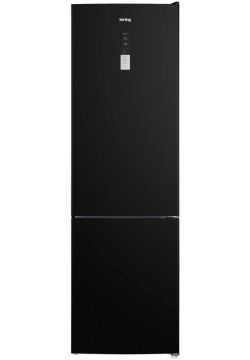 Холодильник Korting KNFC 62370 N черный
