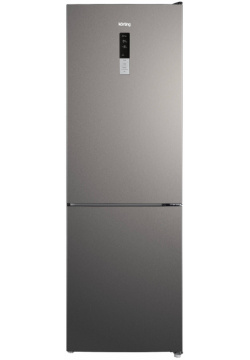 Холодильник Korting KNFC 61869 X серебристый  серый