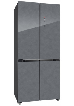 Холодильник Hiberg RFQ 600DX NFGC серебристый Четырехдверный