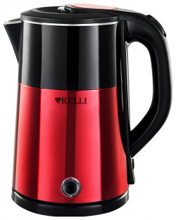Чайник электрический KELLI KL 1802 1 7 л красный 1802к Металлический