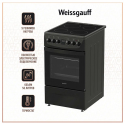 Электрическая плита Weissgauff WES 2V16 BE черный 432302