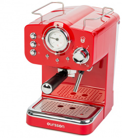 Рожковая кофеварка Oursson EM1510/RD красная Рожковую кофемашину EM1510