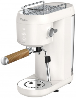 Рожковая кофеварка Pioneer CM109P белый white