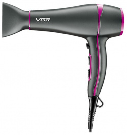 Фен VGR Professional V 402 2200 Вт розовый  черный Профессиональный для