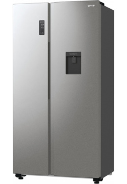 Холодильник Gorenje NRR9185EAXLWD серебристый