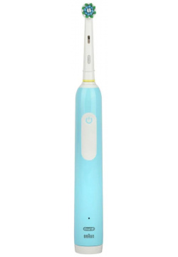Электрическая зубная щетка Oral B Pro 1(500)  бирюзовая (D305 513 3) голубой