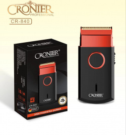 Электробритва Cronier CR 840 красная  черная