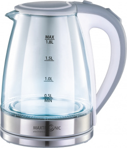 Чайник электрический MAXTRONIC MAX 207 1 8 л белый  серый УТ 00082278