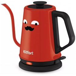 Чайник электрический Kitfort КТ 6194 1 л красный