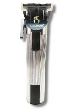 Триммер Cronier CR 127 серебристый Профессиональная машинка для стрижки волос