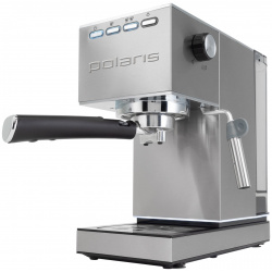 Рожковая кофеварка Polaris PCM 1542E Adore Crema серебристый 