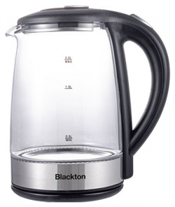 Чайник электрический Blackton Bt KT2026G 2 л черный  серебристый