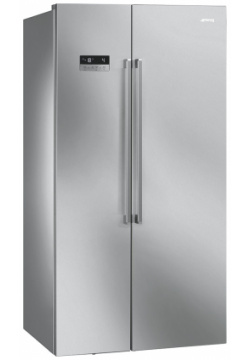 Холодильник Smeg SBS63XDF серебристый 
