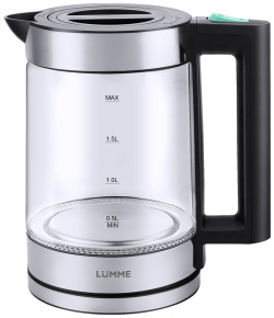 Чайник электрический LUMME LU 4107 1 8 л зеленый  черный 39416/1