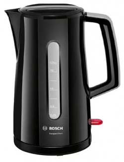 Чайник электрический Bosch TWK 3A013 1 7 л черный 294391 TWK3A013