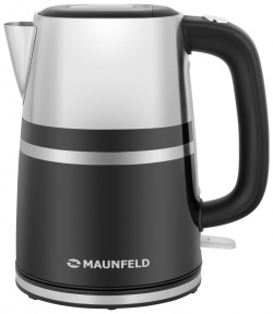 Чайник электрический MAUNFELD MFK 622B 1 7 л черный  серебристый