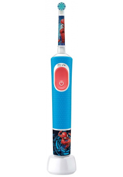 Электрическая зубная щетка Oral B D103 413 голубой Spider Man