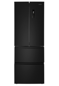 Холодильник MAUNFELD MFF180NFBE01 серебристый