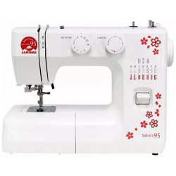 Швейная машина Janome Sakura 95 белый  красный