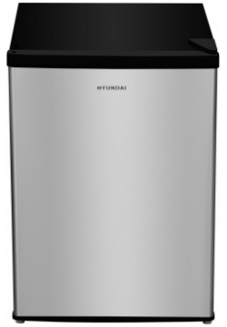 Холодильник HYUNDAI CO1002 серебристый  черный