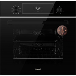 Встраиваемый электрический духовой шкаф Weissgauff EOV 306 SВ Black Еdition черный 431580