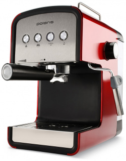 Рожковая кофеварка POLARIS PCM 1516E красный 1109060