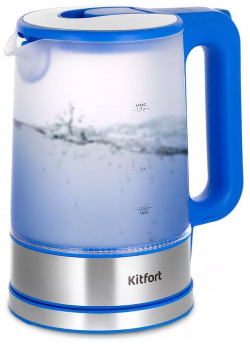 Чайник электрический Kitfort КТ 6666 1 7 л синий