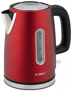Чайник электрический Scarlett SC EK21S83  красно черный