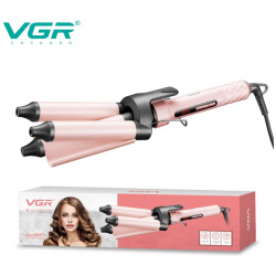 Электрощипцы VGR V 593 розовые