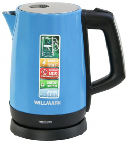 Чайник электрический WILLMARK WEK 1758S 17 л голубой 