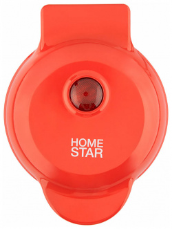 Электровафельница HomeStar пластик красный 4640228802640