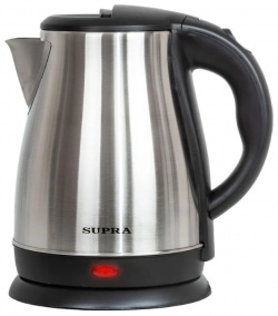 Чайник электрический Supra KES 1822 1 8 л черный  серебристый