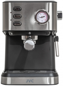 Рожковая кофеварка JVC JK CF33 серебристый  черный