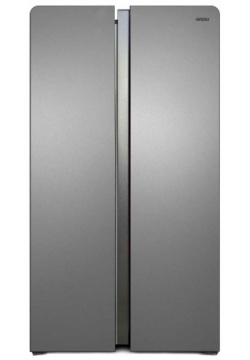 Холодильник Ginzzu NFK 615 серебристый 