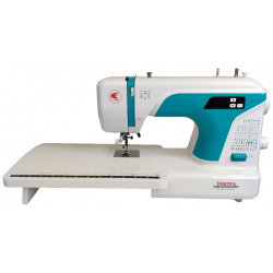 Швейная машина CHAYKA NEW WAVE 4030+расширительный столик белый  голубой 110020 Э