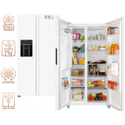 Холодильник Weissgauff WSBS 692 NFW белый 430193