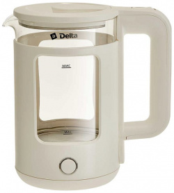 Чайник электрический Delta DL 1112 1 5 л белый