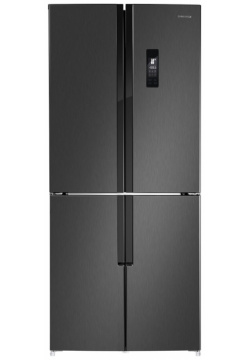 Холодильник MAUNFELD MFF182NFSBE черный