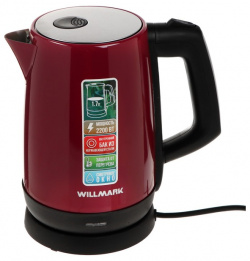 Чайник электрический WILLMARK WEK 1758S 1 7 л фиолетовый Р00010304
